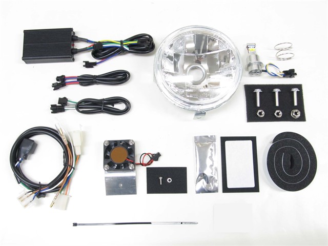 PROTEC プロテック LEDマルチリフレクターヘッドライトkit HONDA スーパーカブ110 [JA44 / JA59] / スーパーカブ50 [AA09]用 LBH-H03 6000K 64005-60｜MOTO-OCC 店