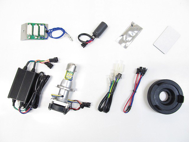 PROTEC プロテック LEDヘッドライトバルブキット HS1 Hi/Lo Kawasaki KSR110PRO専用 LB4-KSR 6000K 65054