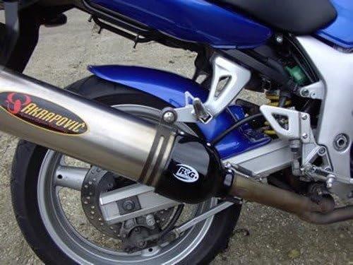 R&G アールアンドジー エキゾースト サイレンサー フロテクター マフラースライダー ブラック Oval Exhaust Protector 右 RG-EP0004BK2