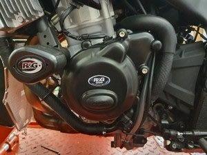 R&G アールアンドジー レーシング エンジン ケース カバー&スライダー 左右セット KAWASAKI ZX-25R(20-) RG-KEC0138R
