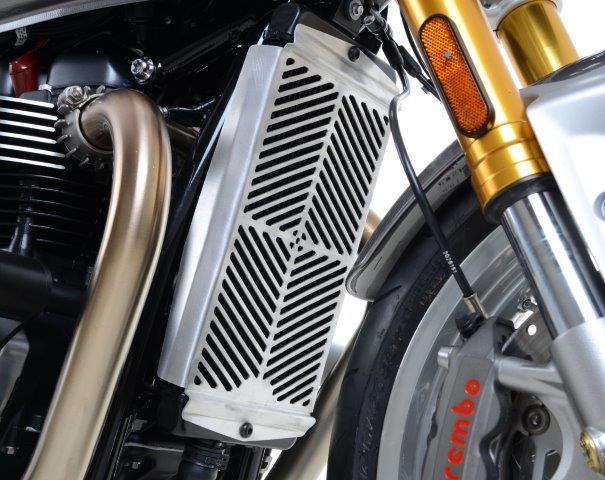 R&G アールアンドジー ステンレス ラジエターガード コアガード TRIUMPH Thruxton1200/R(16-)/STREET TWIN(16-18)/Speed Twin1200(19-) RG-SRG0047SS