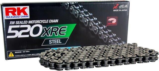 RK アールケー ジャパン TAKASAGO CHAIN 520XRE 100F リンク数 : 100F カラー : スチール 520XRE-100F|MOTO-OCC 店
