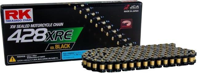 RK アールケー ジャパン TAKASAGO CHAIN BL428XRE 120L リンク数 : 120L カラー : ED.ブラック BL428XRE-120L