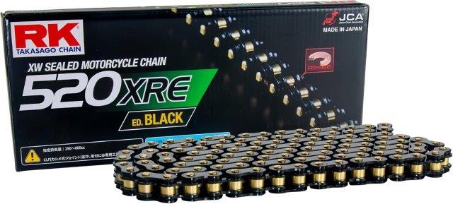 RK アールケー ジャパン TAKASAGO CHAIN BL520XRE 120L リンク数 : 120L カラー : ED.ブラック BL520XRE-120L|MOTO-OCC 店