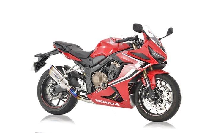 r's gear アールズギア GPスペック フルエキゾーストマフラー シングル CBR650R(19-22)(23-)/CB650R(19-22)(23-) カラー:チタンポリッシュ GH53-T1ST