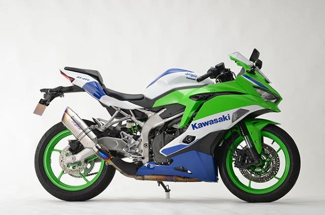 r’s gear アールズギア NinjaZX-4R SE(23-)GPSPEC スリップオンマフラー Kawasaki カワサキ NinjaZX-4R SE(23-) チタンポリッシュ GK44-T3ST