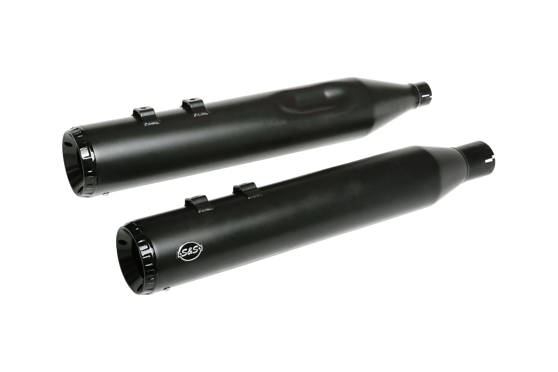 S&S Cycle エスアンドエスサイクル GNX Slip-On Mufflers BLK Touring 17-21 550-0990