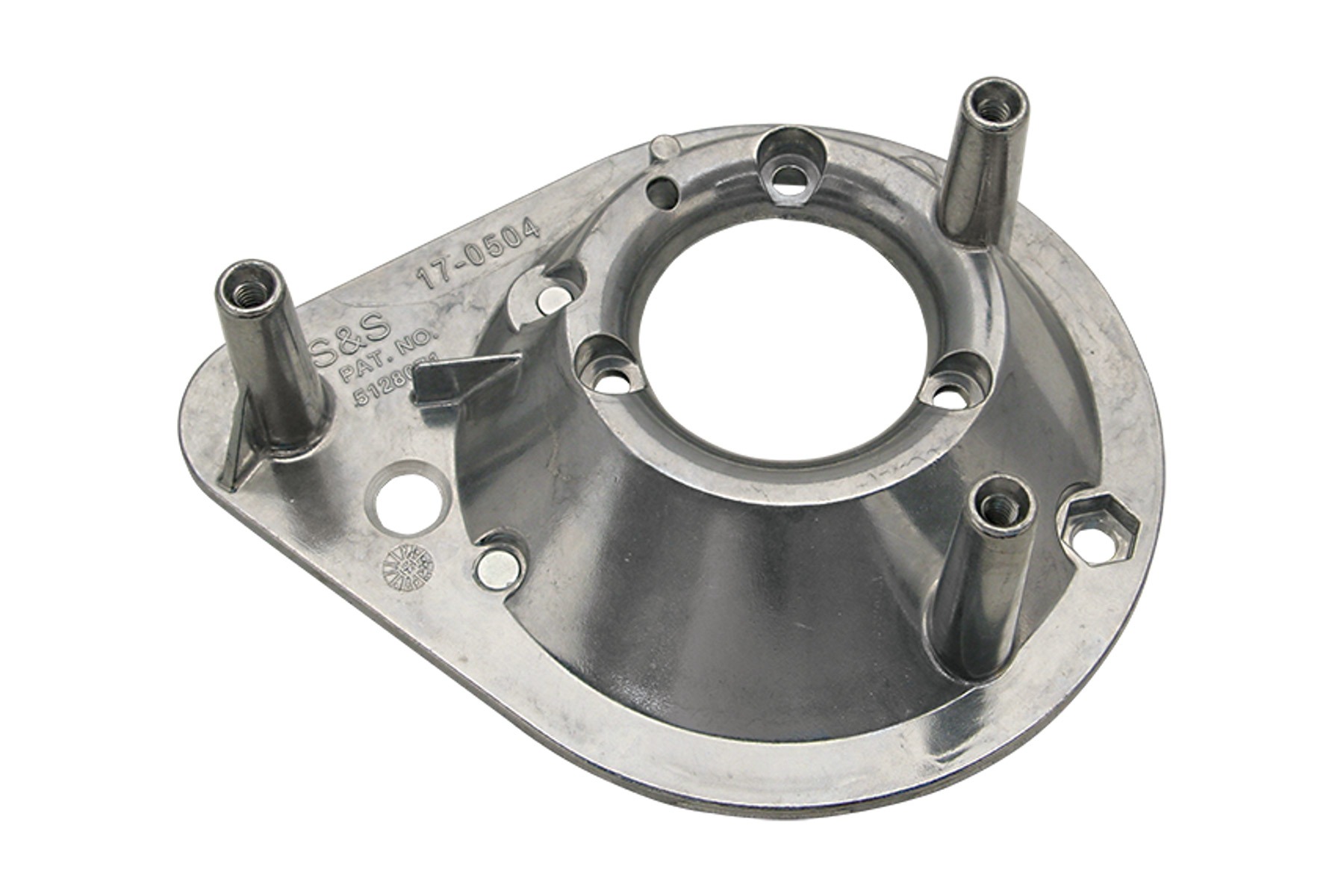 S&S Cycle エスアンドエスサイクル バックプレートアダプター単体 SPORSTER 91-07 106-0950