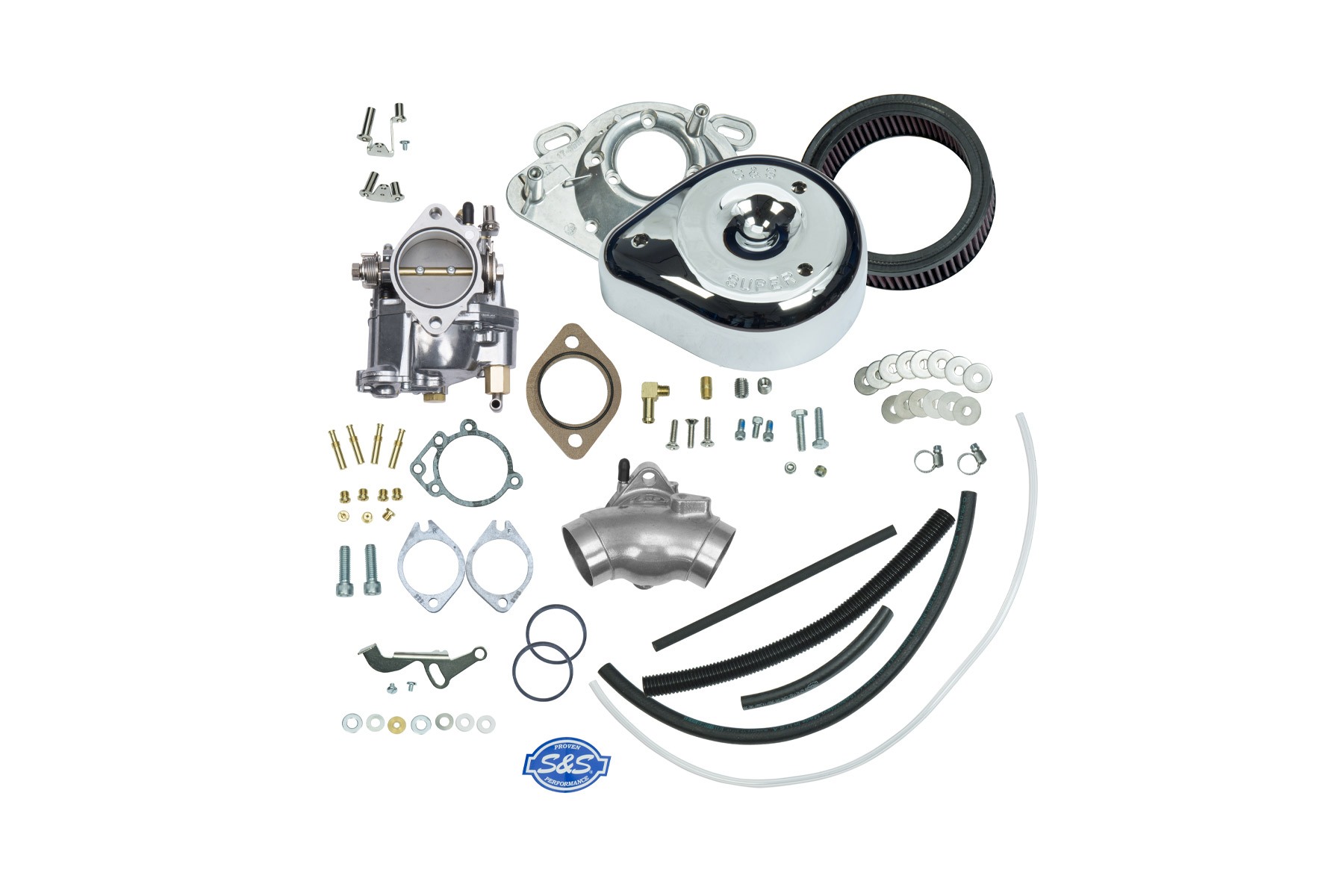 S&S Cycle エスアンドエスサイクル スーパーGコンプリートキャブレターキット BIG TWIN 84-92 11-0427｜MOTO-OCC 店