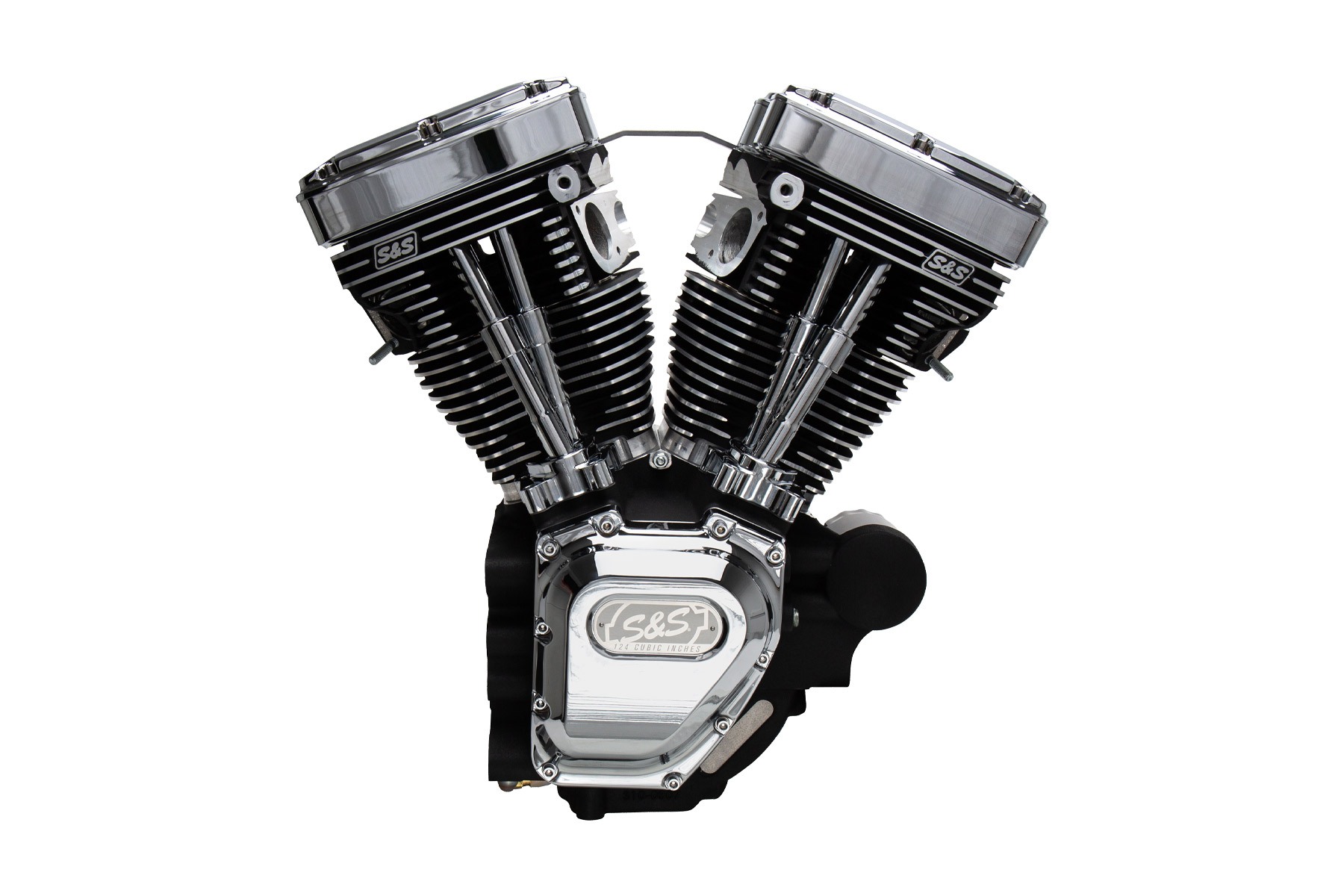 S&S Cycle エスアンドエスサイクル T124エンジンASSY W.BLK TOURING 07-16 310-0401A