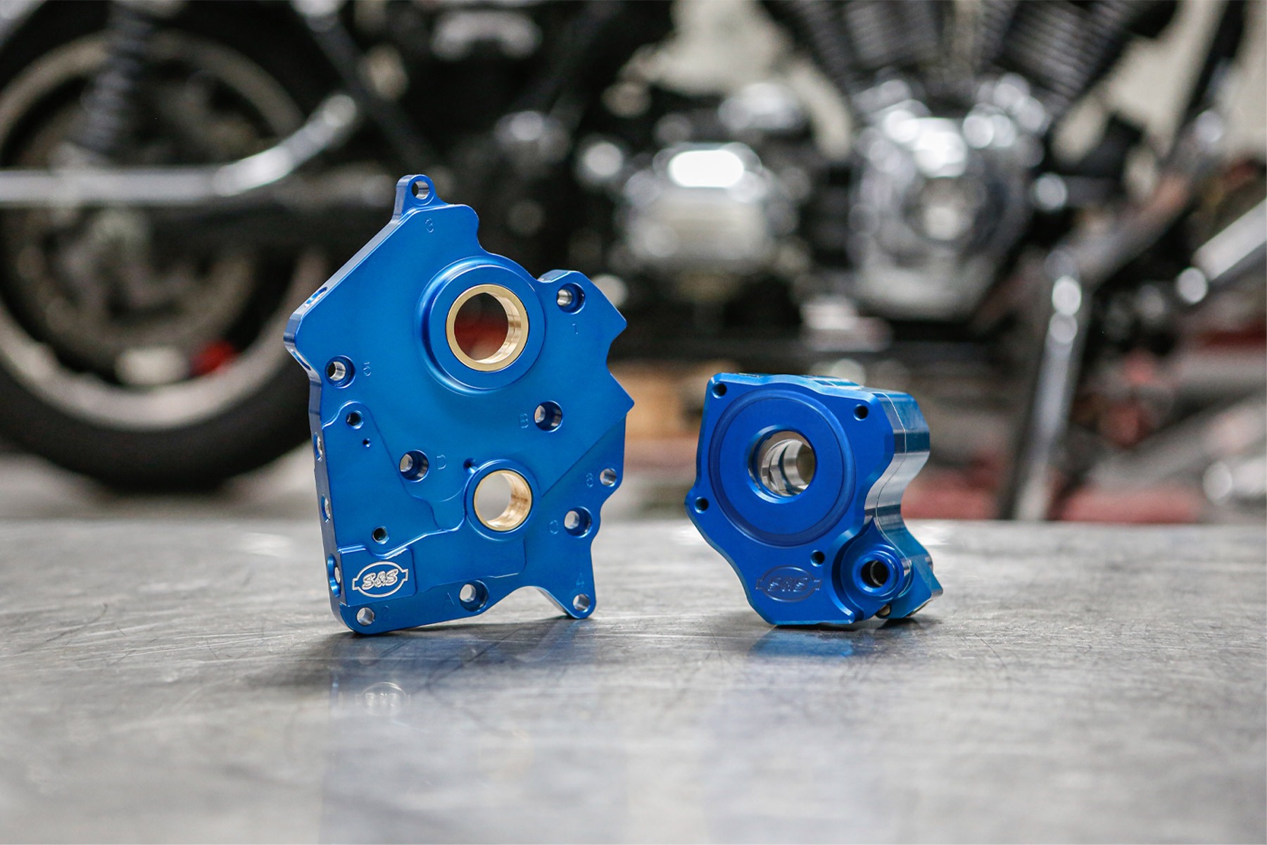 S&S Cycle エスアンドエスサイクル カムサポート&オイルポンプ プレートキット M8 エンジン(OilCooled) 17-21 310-0998B