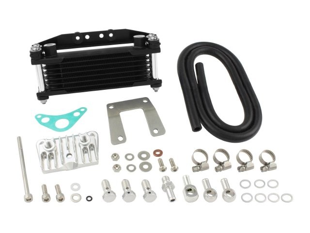 SHIFT UP シフトアップ モンキー／ゴリラ オリジナル オイルクーラーKIT コア8段 ヘッドボトムマウント 取り出し付き 215247-63