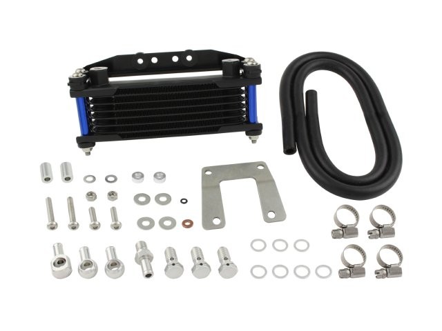 シフトアップ カブ ( Cub ) オリジナル オイルクーラーKIT コア8段 ヘッドボトムマウント 取り出し無し 916247-61