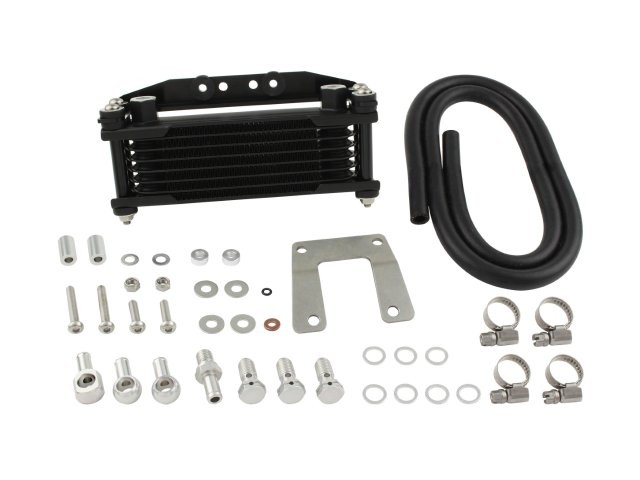 シフトアップ カブ ( Cub ) オリジナル オイルクーラーKIT コア8段 ヘッドボトムマウント 取り出し無し 916247-66
