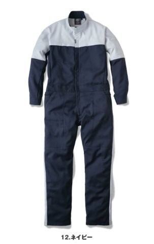 エンジニアーズツナギ　12.ネイビー　4Lサイズ GE-820 カジュアル 作業服 エスケープロダクト｜MOTO-OCC 店