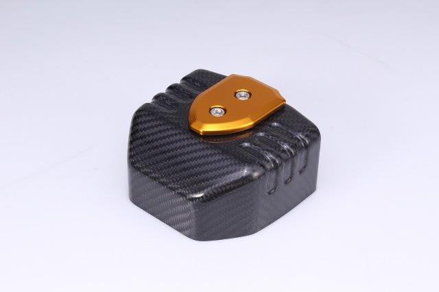 SSK SPEEDRA スピードラ コイルカバー カーボンタイプ:綾織り艶あり アルミカバーカラー:ゴールド RH1250S、RA1250、RA1250S CHD0109TGGD