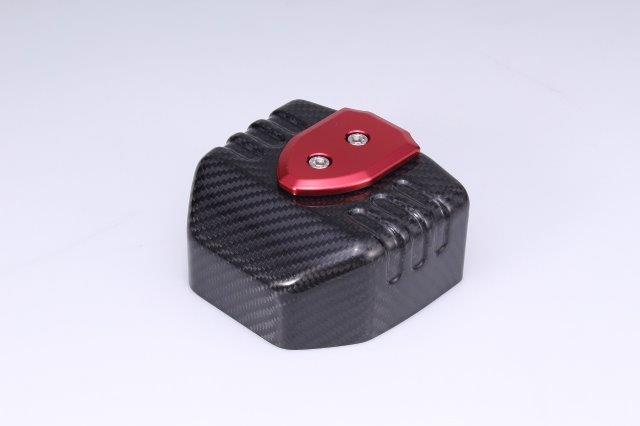 SSK SPEEDRA スピードラ コイルカバー カーボンタイプ:綾織り艶あり アルミカバーカラー:レッド RH1250S、RA1250、RA1250S CHD0109TGRD