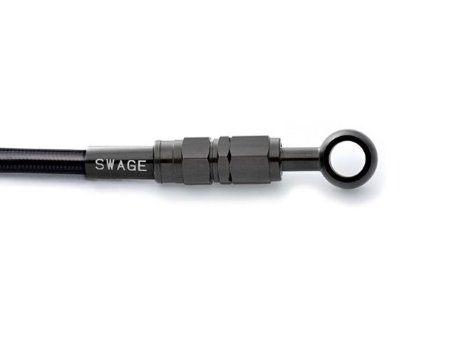 SWAGE-LINE スウェッジライン イージーオーダーホース ステンBLK/BLK SD-SD 600mm BTKB-1313M-0600