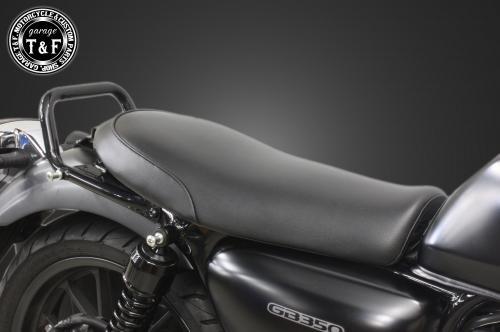 在庫有り Garage T&F ティーアンドエフ GB350 ショートフラットシート(スムース) 606117