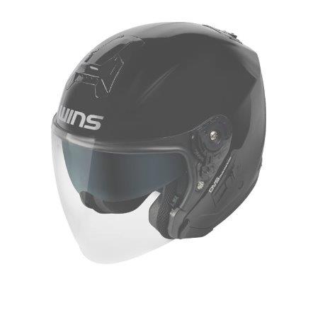 WINS ウインズ ジャパン G-FORCE SS JET typeC ジェットヘルメット メタリックブラック XLサイズ(60-62cm)