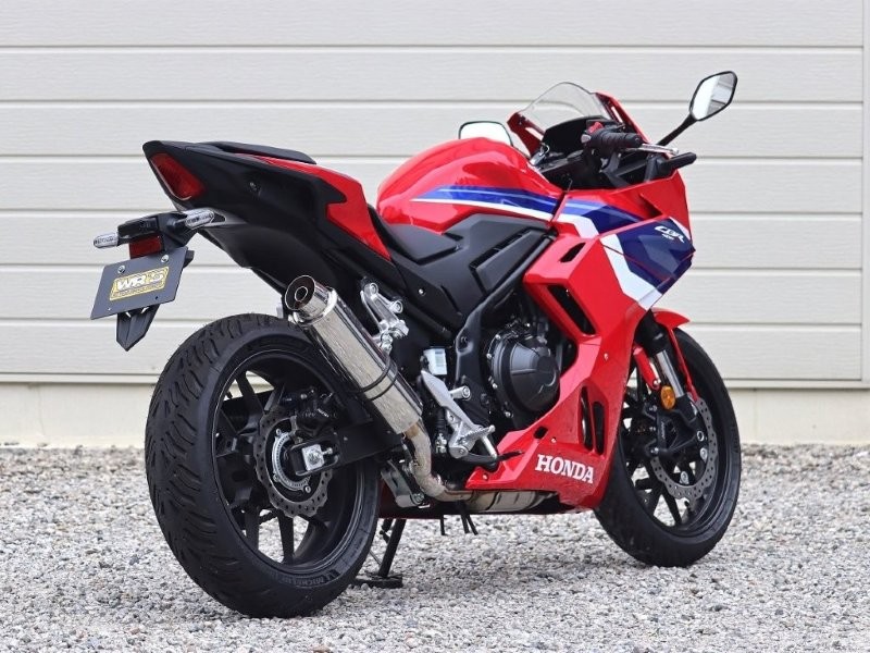 WR’S ダブルアールズ HONDA ホンダ CBR400R(24-)(8BL-NC65) ラウンドタイプ スリップオンマフラー ステンレス JMCA政府認証 BF1470JM