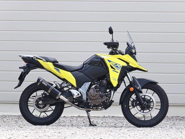 WR'S ダブルアールズ SUZUKI|スズキ Vストローム250SX SS-OVALタイプフルエキゾースト 【JMCA政府認証マフラー】 ソリッドチタン仕様 LF3260JM｜MOTO-OCC 店