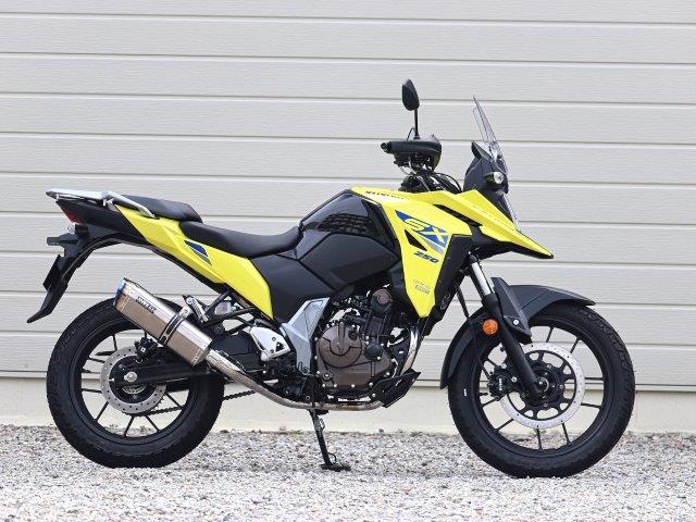WR'S ダブルアールズ SUZUKI|スズキ Vストローム250SX SS-OVALタイプフルエキゾースト 【JMCA政府認証マフラー】 ソリッドチタン仕様 LK3260JM｜MOTO-OCC 店