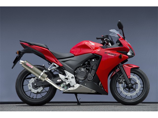 Yamamoto ヤマモトレーシング マフラー 13～15 CBR400R SUS SLIP-ON ケブラー 2013年～2015年 10415-01NKB