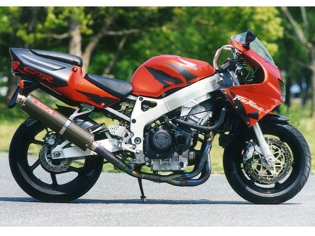 Yamamoto ヤマモトレーシング マフラー CBR900RR TI4-2-1 UP-TYPE カーボン 1992年～1999年 10900-21TCB