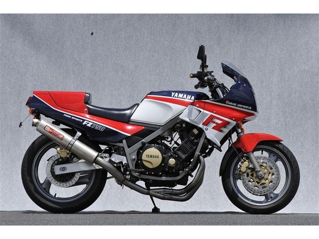 Yamamoto ヤマモトレーシング マフラー FZ750 TI4-1 UP-TYPE チタン 20750-11TTR