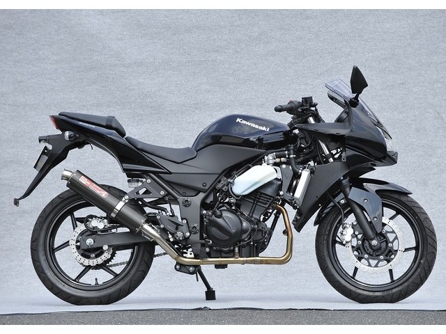 Yamamoto ヤマモトレーシング マフラー NINJA250R SUS2-1 UP-TYPE カーボン 2008年～2009年 40251-61SCR