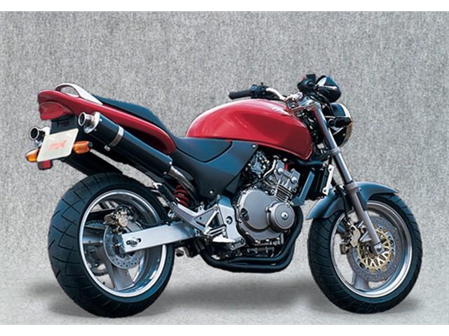 Yamamoto ヤマモトレーシング マフラー HORNET250 SUS SLIP-ON TWIN カーボン 10253-02NCN