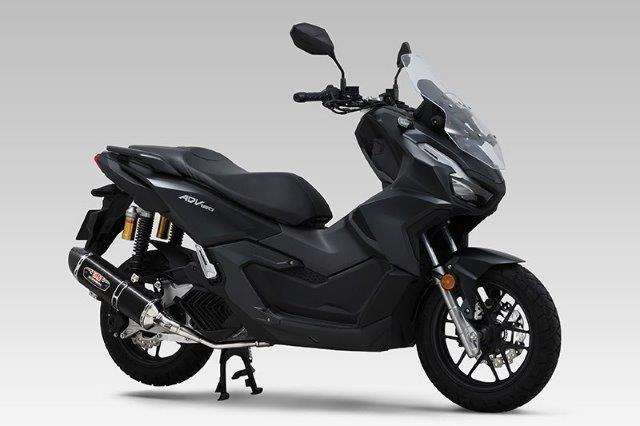 YOSHIMURA ヨシムラ マフラー HONDA ホンダ ADV160(23) 機械曲 R-77S サイクロン カーボンエンド EXPORT SPEC 政府認証 SM(メタルマジックカバー) 110A-46H-5120