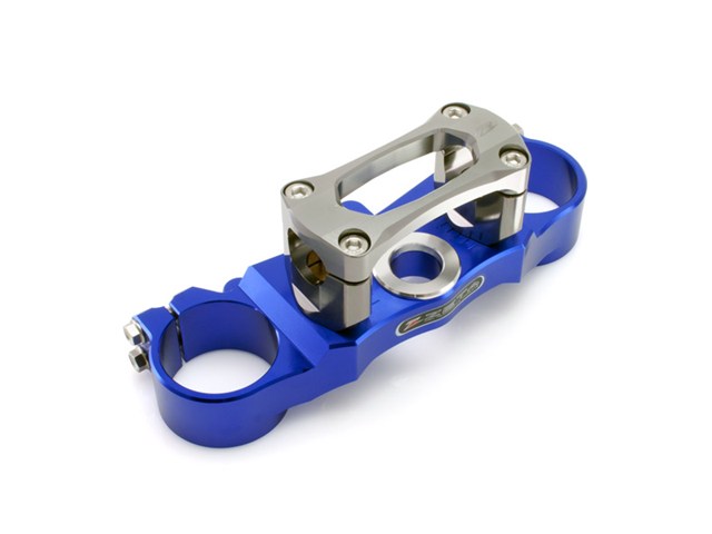 在庫有り ZETA ジータ バークランプ Y SX WR250R/X '07- Blue ZE11-4252