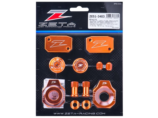 在庫有り ZETA ジータ ビレットキット ORANGE KTM EXC/EXC-F ZE51-3403|MOTO-OCC 店