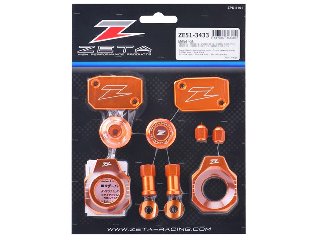在庫有り ZETA ジータ ビレットキット ORANGE KTM SXF/XCF 13- ZE51-3433｜MOTO-OCC 店