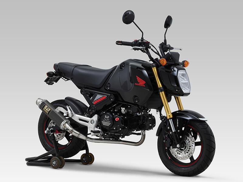 【マラソン期間 クーポン配布！】 ヨシムラ YOSHIMURA バイク用 マフラー 機械曲 GP-MAGNUMサイクロン EXPORT SPEC 政府認証 (SC) カーボンカバー 車種:GROM 品番:110A-40K-5U90