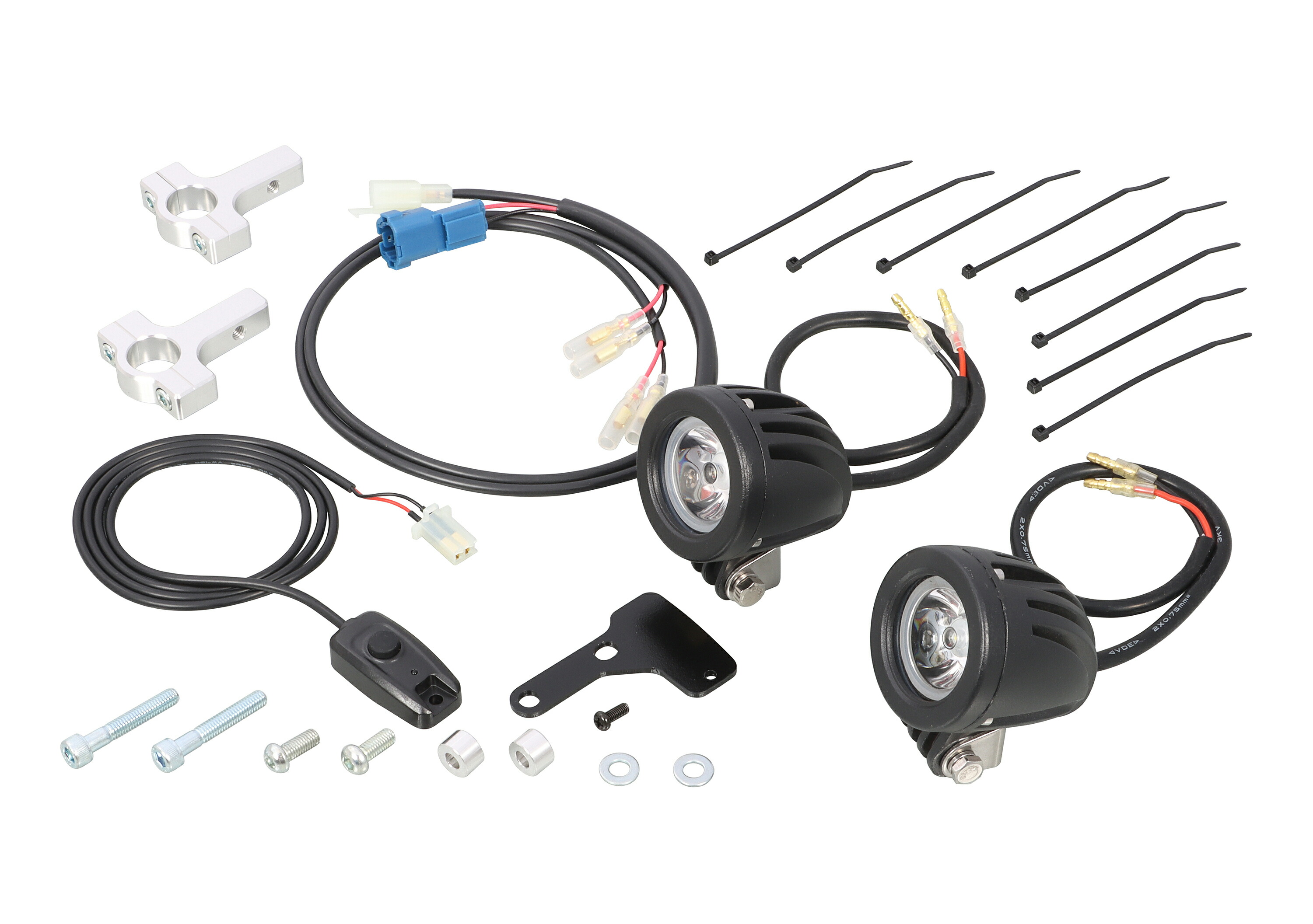 KITACO キタコ バイク用 LEDシャトルビームKIT クリア CT125ハンターカブ(JA55全車種/JA65全車種) 800-1470480