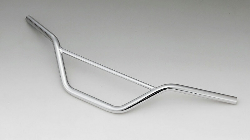 【マラソン期間 クーポン配布！】 キジマ KIJIMA バイク用 バーハンドル ハンドル トラッカーバー付き メッキ TW200/225 730mm 204-3395