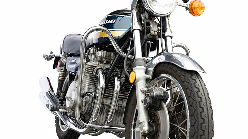 【マラソン期間 クーポン配布！】 キジマ KIJIMA バイク用 エンジンガード クロームメッキ Z1 1972-1976y 405-244 20,527円
