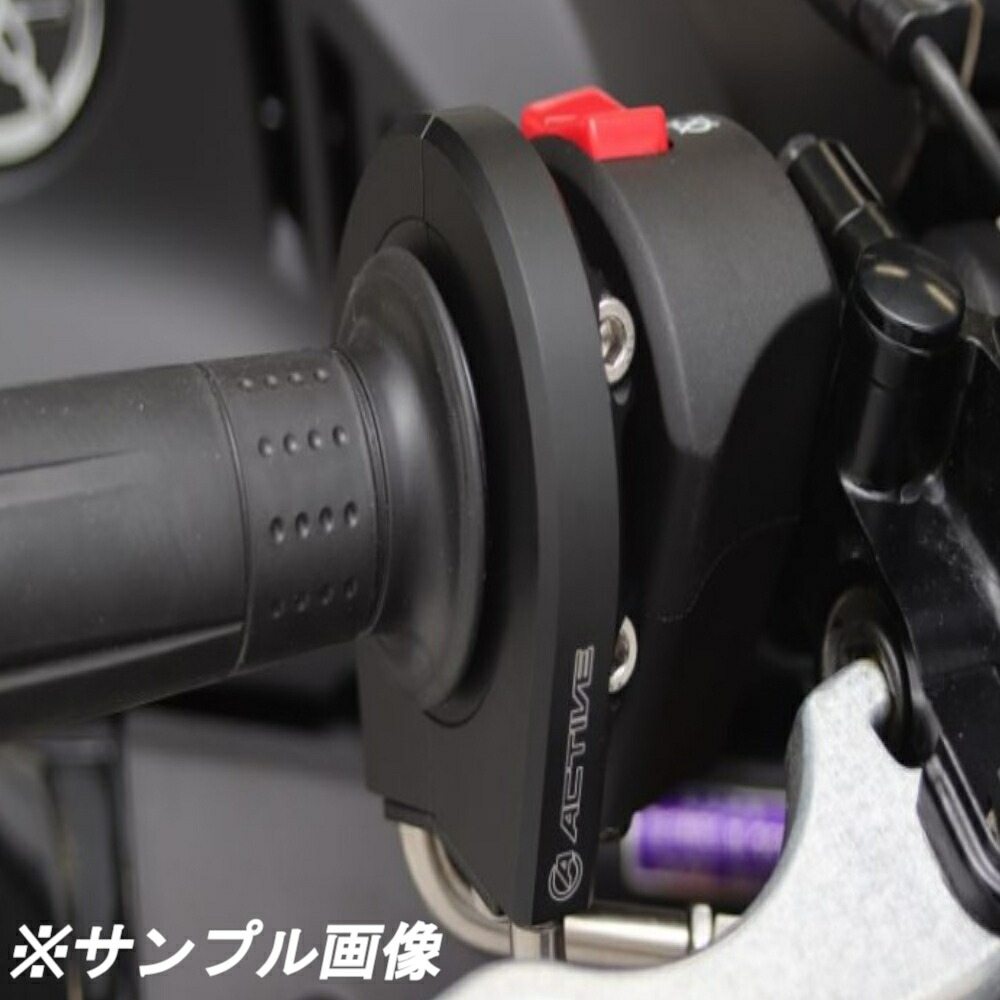 【15日限定！クーポン配布！】 ACTIVE (アクティブ) バイク用 スロットルキット [EVO2] シルバー 巻取φ52/54 レース推奨サイズ シルバー 1065329