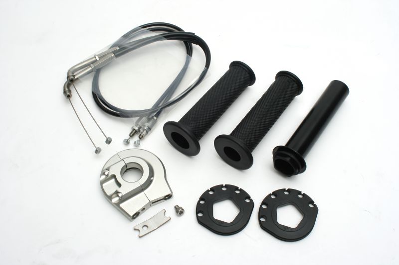 【マラソン期間 クーポン配布！】 ACTIVE(アクティブ)バイク用 ハイスロットル ハイスロKIT [EVO2] シルバー ラージボディー 巻取φ50/52 YZF-R6 06-16 (上出し) 1065319