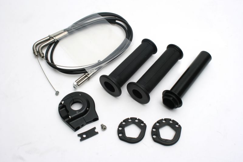 【マラソン期間 クーポン配布！】 ACTIVE(アクティブ)バイク用 ハイスロットル ハイスロKIT [EVO2] ブラック 巻取φ40/42 ZX-6R(ZX600R) 09-21 ※ZX636F/G 13-21 ABS車非対応 1065714