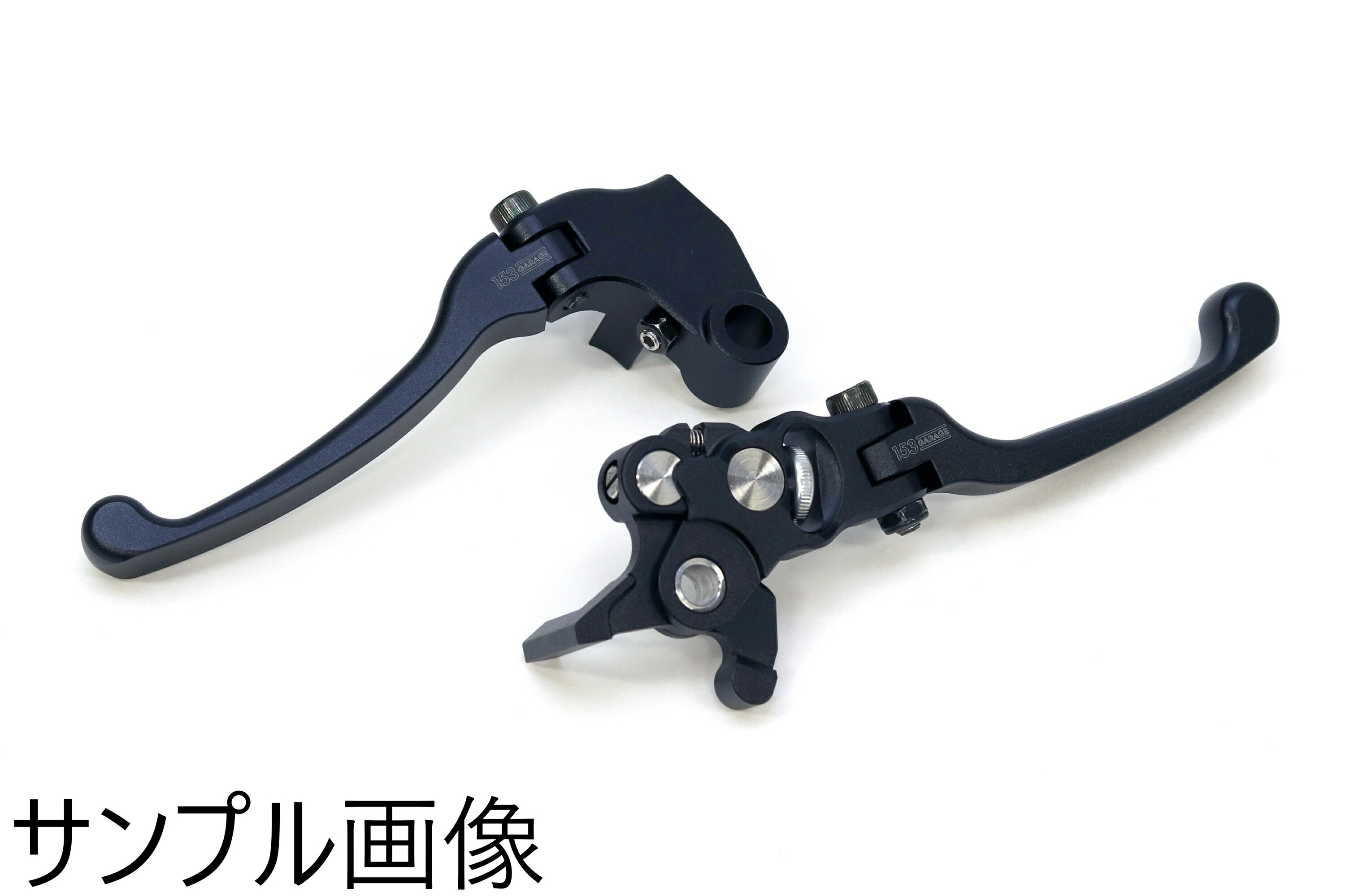 153GARAGE バイク用 可倒式ショートレバー ショートレバーセット ブラック REBEL500 17-23/REBEL250 17-23/REBEL250S 20-23｜moto-zoa 店 15,245円