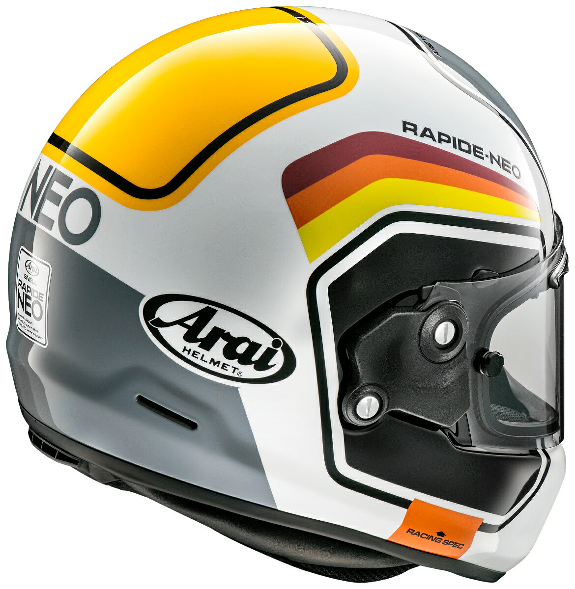 Arai ネオ アライ フルフェイスヘルメット Rapide Neo ラパイド Neo ネオ バイク用品 Number ナンバー ホワイト Sサイズ 55 56cm Moto Zoa 店