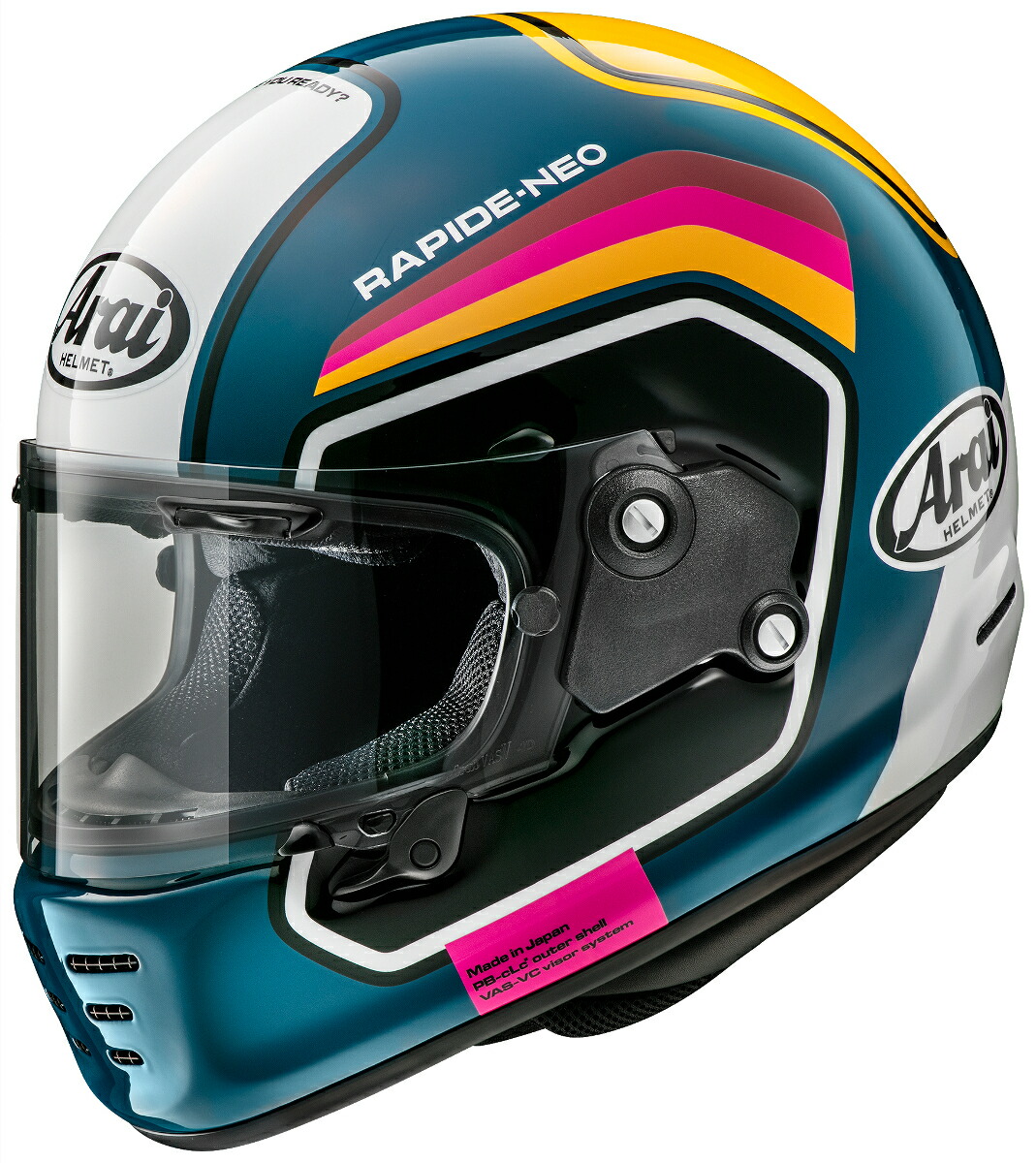 ARAI アライ フルフェイスヘルメット RAPIDE NEO ラパイド ネオ NUMBER ナンバー ブルー Lサイズ 59-60cm 半額