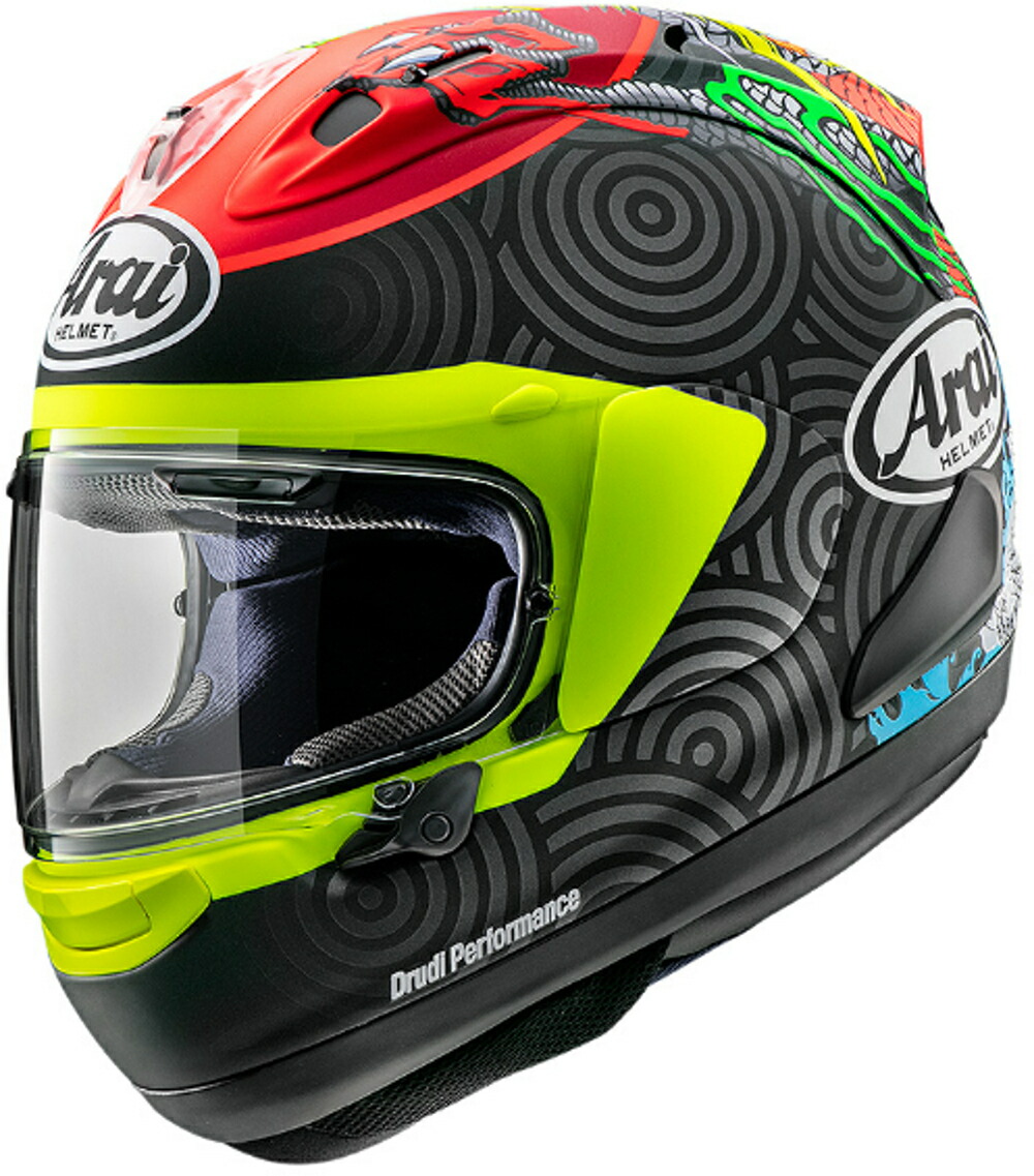 楽天市場 Arai アライ Rx 7x Tatsuki フルフェイスヘルメット 鈴木竜生選手 タツキ レプリカ つや消し Moto3 ラフ ロードwebshop