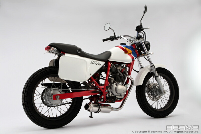HMS ホンダ FTR223 100φ砲弾マフラーSUS (Type2) HONDA ホンダ FTR223 type2 オールステンレスマフラー Type2