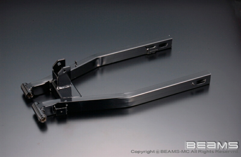 【マラソン期間 クーポン配布！】 ビームス BEAMS バイク用 マフラー TW200 / 225 2JL / BA - DG07J / BA - DG09J ロングスイングアーム 20センチブラック B201-32-002