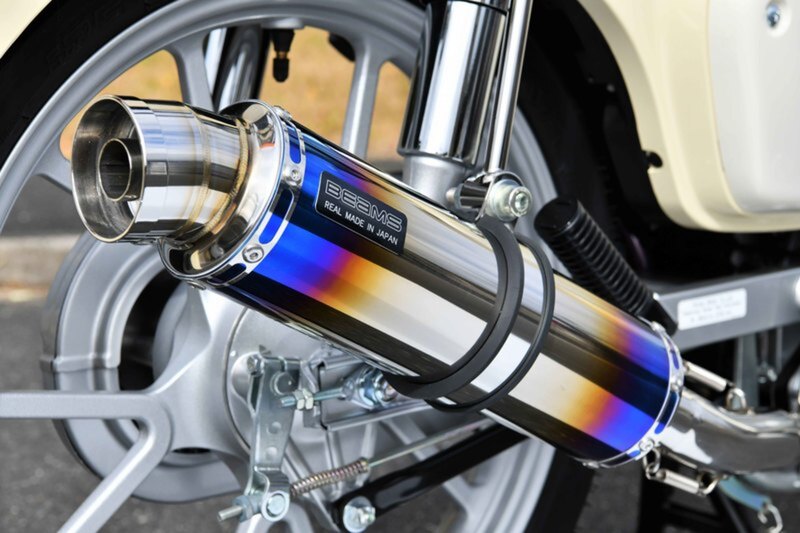 ビームス BEAMS バイク用 フルエキゾーストマフラー R-EVO ヒートチタンサイレンサー 政府認証 JMCA スーパーカブ50 2018~ G190-53-007|moto-zoa 店
